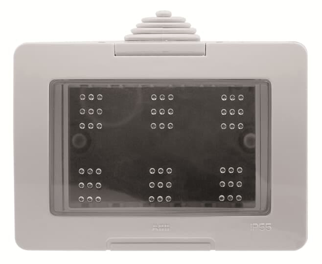 ABB - Surface box IP55 Zenit/Stylo 3M N3391 - SCATOLA SCATOLA DA INCAS. 3M Z2355GR