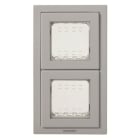 ABB - Frame IP55 2G/2M N3272 GR - PLACCHE IP55 SC. DA INCAS 2M.