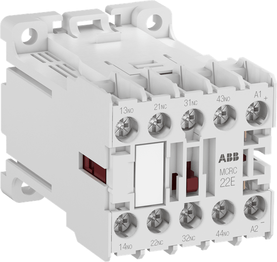 ABB - MCRC022ATD Minicontattore Ausiliario DC 2NA+2NC VIT.