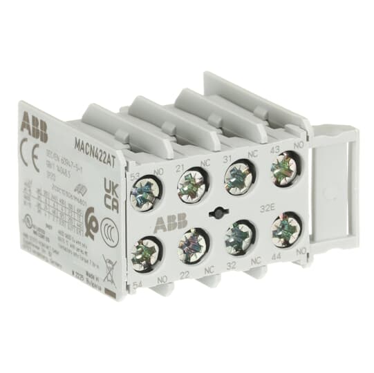 ABB - MACN422AT Auxiliary Contact 2NO/2NC BL.CONT.AUS FRONT 2NA+2NC PER.