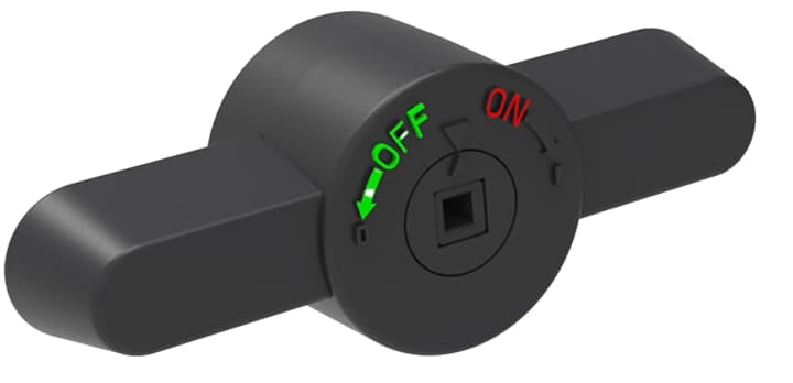 ABB - Maniglia NFPA79 OT/OS 6M 1SCA162415R1001 Handle 6MM NFPA79