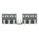 ABB - Kit per montaggio e protezione XT3 3P, completo di accessori e istruzioni dettagliate. Ideale per installazioni professionali.