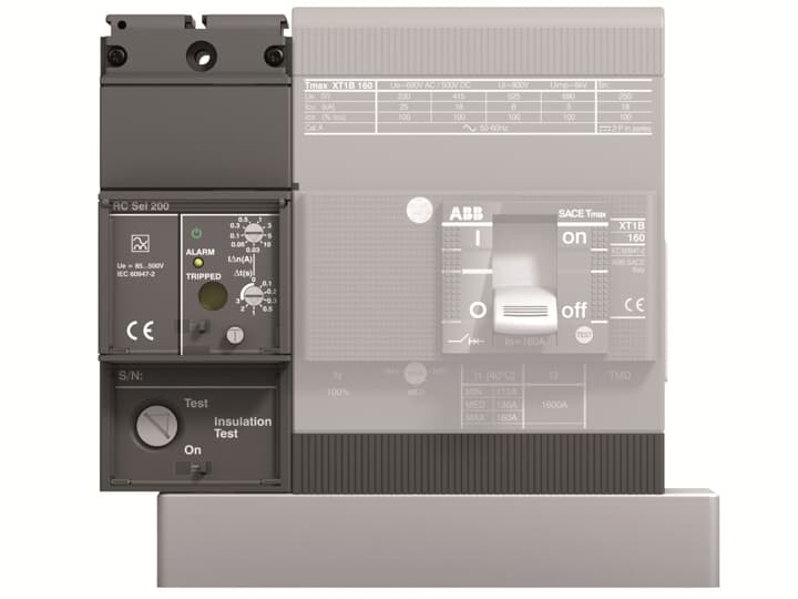 ABB - RC SEL 200 HV 85...690Vac XT1 4P F - 85...690VAC XT1 4P F.