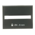 ABB - PLP bl.lucchetti ins/sez d=4/6/8mm e1.2-xt7/m.