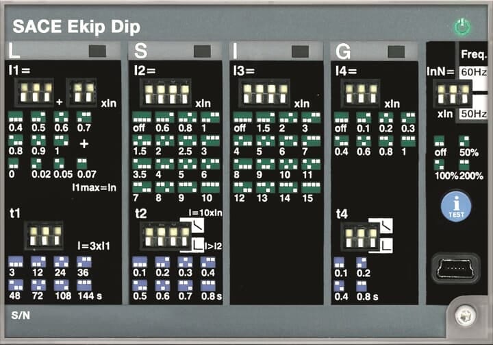 ABB - Ekip Dip LSI E1.2..E6.2 - EKIP DIP LSI E1.2..E6.2