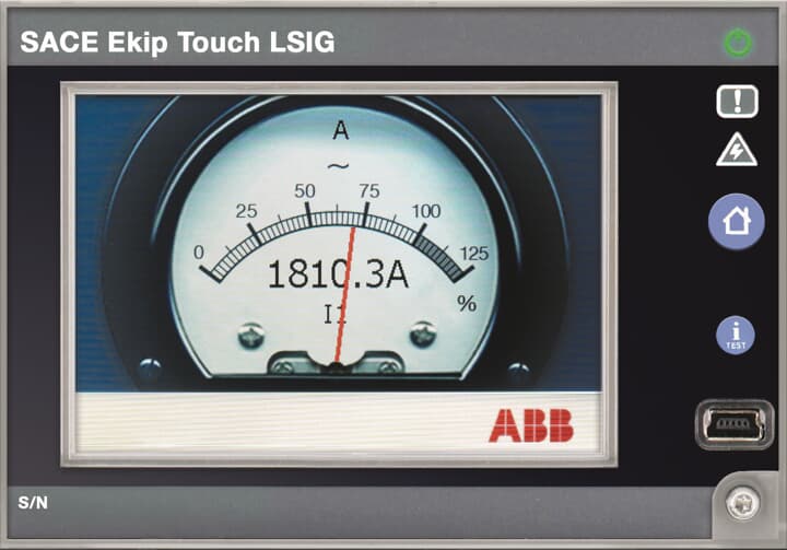 ABB - Ekip Touch LI E1.2..E6.2 - Interfaccia utente intuitiva per un controllo preciso e affidabile delle funzioni.