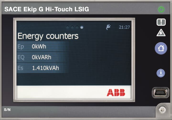 ABB - Ekip G Hi-Touch LSIG E1.2..E6.2 - Tecnologia avanzata per la massima sicurezza e affidabilità.