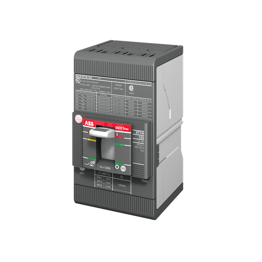 ABB - XT1H 125 TMF 90-900 3p F UL/CSA - Affidabile e certificato, il XT1H 125 TMF 90-900 assicura una connessione sicura e stabile.