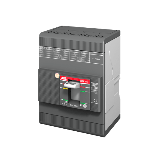 ABB - XT1S-D 125 MCS-UL/CSA IM=1500 1250 4P F F.