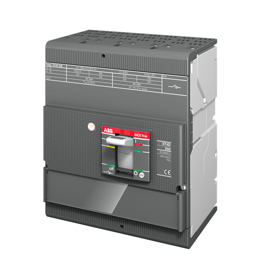 ABB - XT4H-D 250 MCS-UL/CSA IM=3000 4P FF e IM=2500 4P F.