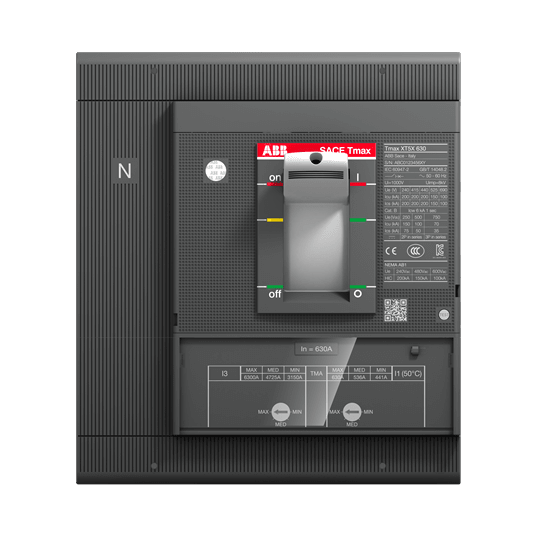 ABB - XT5S 630 TMG 500-2500 4P F F IN=100%IN