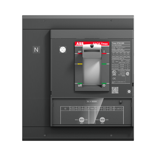 ABB - XT5H 600 TMG 500-2500 4P FF INN100%IN UL
