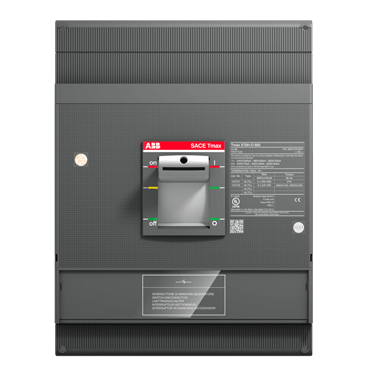 ABB - XT6S-D 800 MCS 3p F UL/CSA - Affidabile e certificato per garantire sicurezza ed efficienza.