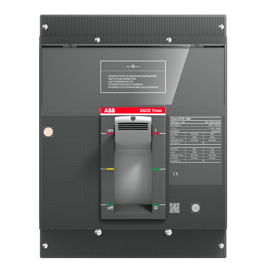 ABB - XT7L-D 1200 MCS 3P F UL/CSA - Affidabile e sicuro, il XT7L-D 1200 MCS garantisce prestazioni ottimali e conformità agli standard UL/CSA.
