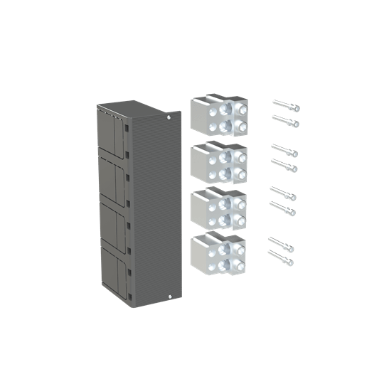 ABB - Kit FC CuAl 4x70...150mm2 XT6 4pcs per un'installazione affidabile e sicura.