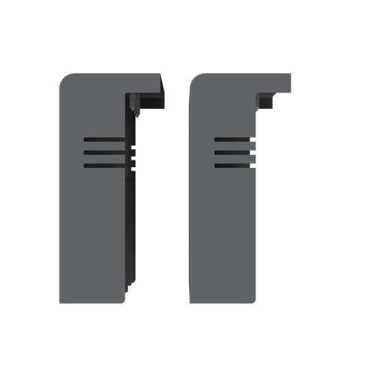 ABB - LTC XT5 3p Terminal Covers Low 2pcs e Copriterminali Bassi 2pcs.