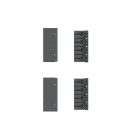 ABB - HTC con back shield per terminali EF XT5 4p. 1SDA105044R1