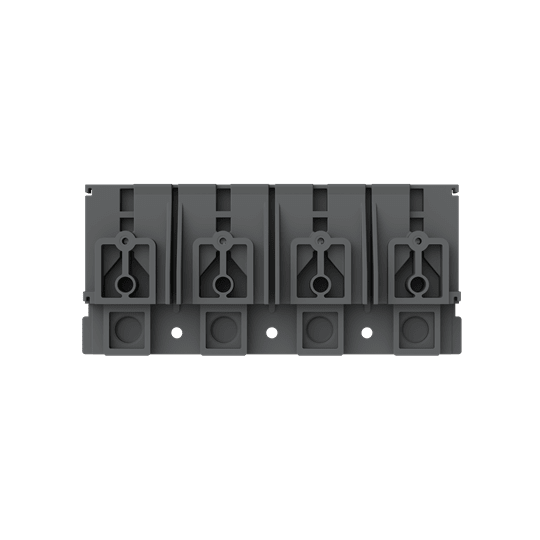 ABB - Terminal insulating plate and back shield terminals for XT5 fixed 4P connections.