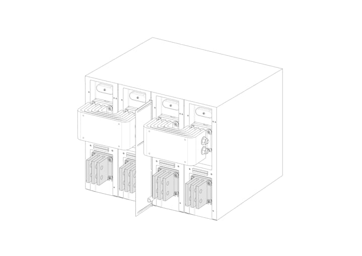 ABB - Kit Jump E4.2 3200-4000IEC -A- 2psLS INST CONFI