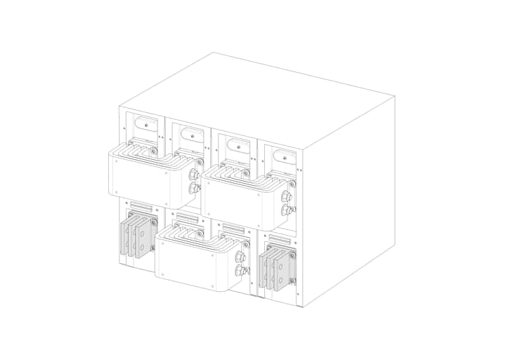 ABB - Kit Jump E4.2 3200-4000IEC -C- 4psLS INST CONFI.
