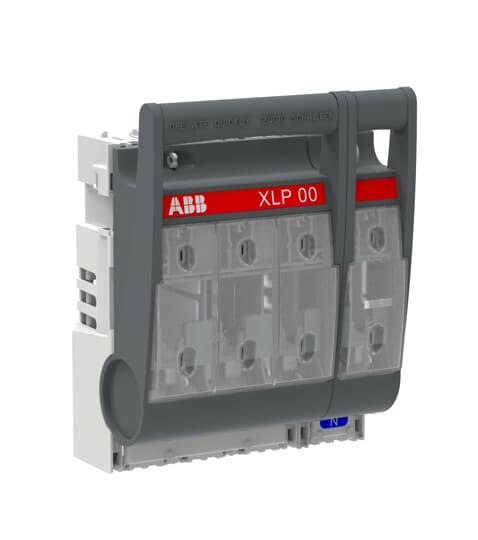 ABB - XLP00-4P-8M8 Portafusibile sezionatore NH00 a 4 poli per impianti elettrici.