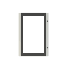 ABB - Porta trasparente taglia 3 per quadro IP66, ideale per ambienti esterni e interni.