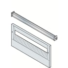 ABB - Pannello forato H225 con DIN-taglia 6 e fori DIN-size 6.