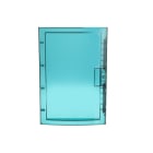 ABB - Porta trasparente per 36 moduli, 3 file, dimensioni 40.000 mm x 312.000 mm x 456.000 mm, MISTRAL65.