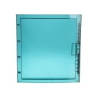 ABB - Accessori per armadiatura con porta trasparente, 54 moduli, 3 file, dimensioni 36.000 mm x 291.000 mm x 423.000 mm, modello MISTRAL65. 1SL1915A00