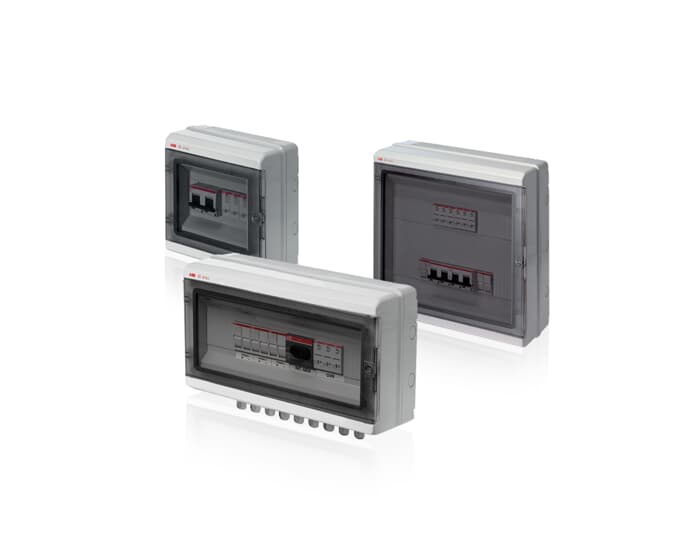 ABB - Solar string combiner for PV application QUADRO DC 2 IN-2 OUT 1000VDC 2F15A.