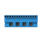ABB - Morsetto rapido blu 4x25mm² + 14x4mm², 63A, senza viti.