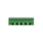 ABB - Morsetto rapido verde 5x25mm² + 17x4mm², 63A, PE.