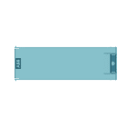 ABB - Porta Trasparente Blue 18M MISTRAL41W