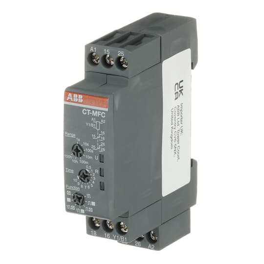 ABB - CT-MFC.21 Time relay, Multifunctional TIMER, MULTIFUNZIONE. 1SVR508020R1100