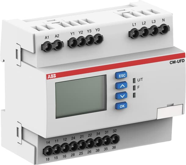 ABB - Relay monitoring grid feeding and internal release according to CEI 0-21.