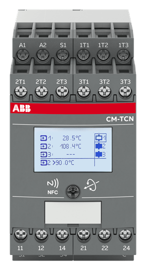 ABB - CM-TCN.011S Temp. monitoring relays TEMP. MONITORING RELAYS. 1SVR750740R0110