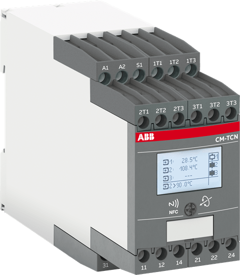 ABB - CM-TCN.011P Temp. monitoring relays TEMP. MONITORING RELAYS. 1SVR760740R0110