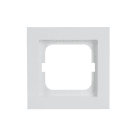 ABB - 1721-284 Cover Frame 1-gang Corn Axcent Sing Bianco Lucido