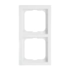 ABB - 1722-884K Cover Frame 2-gang Corn Future Lin Dopp Bianco O 2CKA001754A4415