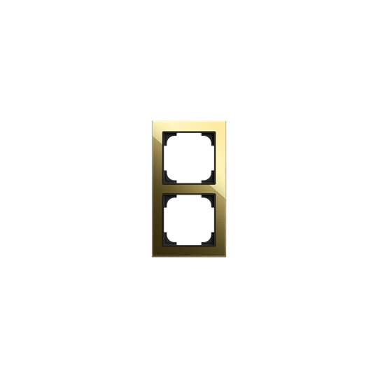 ABB - 1722-4013 CORN ART LIN DOP VETRO NERO/OR