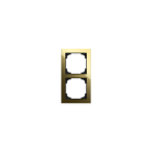 ABB - 1722-4013 CORN ART LIN DOP VETRO NERO/OR