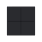 ABB - LFW/A.4.63.1-885 COV63 4AR NO SIMB NER O