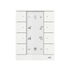 ABB - SB-F-8.0.1-884 8gang Control, white matt TENTON 8 PULS. BIANCO OPACO.
