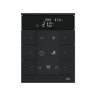 ABB - SBC-F-6.0.1-885 RTC IAQ, 6gang, blackmatt TENTON 6 PULS. NERO OPACO.