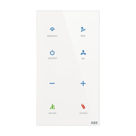 ABB - TBR/U4.7.1-CG Control element 4g. w. RTC TERMOSTATO TOUCH+4CAN VERT.