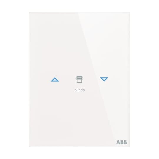 ABB - Control element 2g PLACCA TOUCH, 2 CANALI VERT.