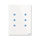 ABB - Control element 6g PLACCA TOUCH, 6 CANALI VERT.