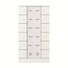 ABB - Control element SB/U12.0.1-884 in studio white matt with PLACCA 12P+SENS.TEMP. B O.