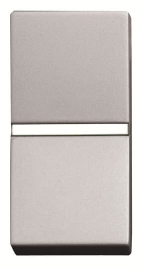 ABB - Switch 1-gang, 2-way, DP - 1M - Silver N2102.2 PL - INT. 2P ILLUMINABILE GRIGIO. 2CLA210220N1302