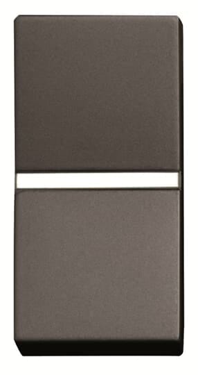 ABB - Switch 1-gang, 2-way, DP - 1M - Anthracite N2102.2 AN -INT. 2P ILLUMINABILE ANTRACI 2CLA210220N1802